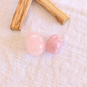 oeuf de yoni quartz rose