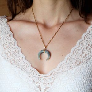 collier lune labradorite lithotherapie